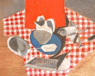 The Gingham Table Cloth by James Neal - Auction record, sale price, and art valuation. Compare with similar artists and explore comparable artworks.