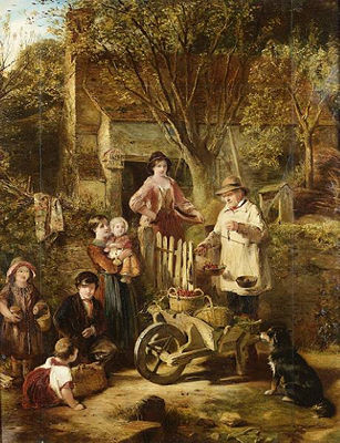 The fruit seller by Thomas Falcon Marshall - Auction record, sale price, and art valuation. Compare with similar artists and explore comparable artworks.