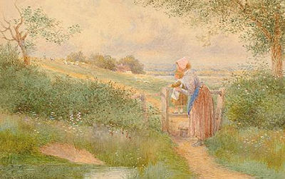 A helping hand by Robert Hollands Walker - Auction record, sale price, and art valuation. Compare with similar artists and explore comparable artworks.