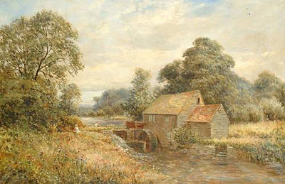 Fishing; The mill stream (2) by Henry Cooper - Auction record, sale price, and art valuation. Compare with similar artists and explore comparable artworks.
