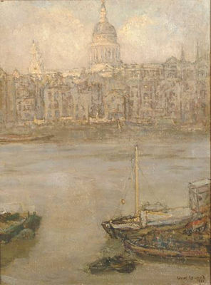 St Pauls from across the Thames