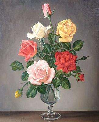 Still life of roses