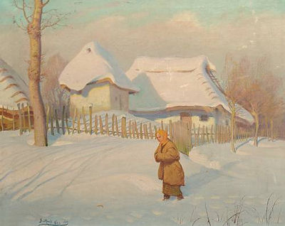 Figure in the snow by Roman Bratkowski - Auction record, sale price, and art valuation. Compare with similar artists and explore comparable artworks.