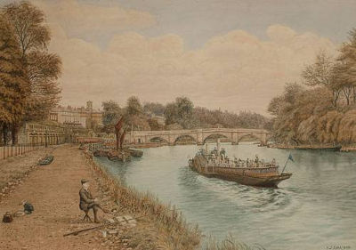 Richmond Bridge by Alfred S Watson - Auction record, sale price, and art valuation. Compare with similar artists and explore comparable artworks.