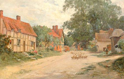 Driving the sheep, Fladbury