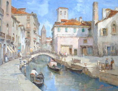 Canal scene, Venice