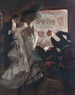 Sample artwork by Ferdinand Freih Reznicek (1868 - 1909), known for painting - View similar artists and auction records