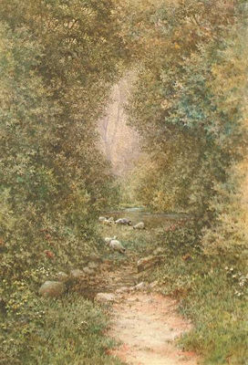 "Sheep in the Glade" by William Foster - Auction record, sale price, and art valuation. Compare with similar artists and explore comparable artworks.