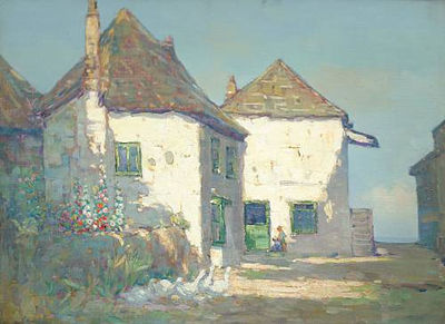 Farm Cottages with Geese