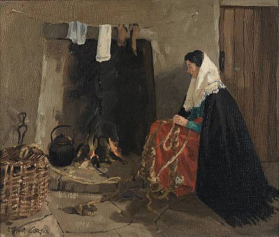 Irish Cottage Scene