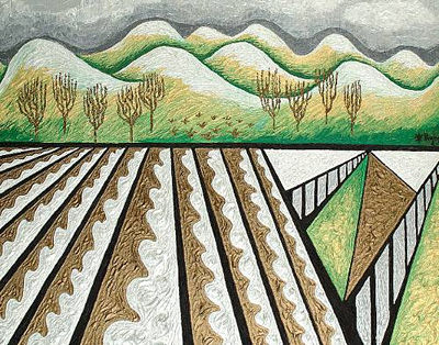 "Snow by the Road to Turiff"