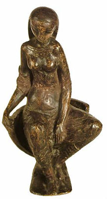 Seated female figure