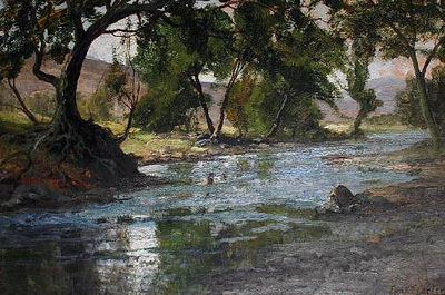 After rain, on the Derwent