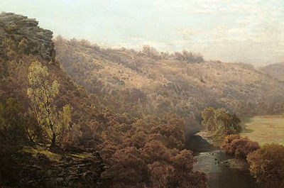 A sunlit valley