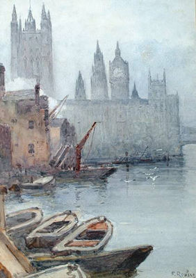 Sample artwork by Frank Rousse (act. 1894-1917), known for painting - View similar artists and auction records