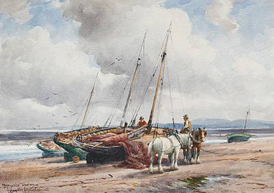 "Morecambe Trawlers" by George Hamilton Constantine - Auction record, sale price, and art valuation. Compare with similar artists and explore comparable artworks.