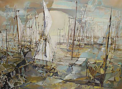 Sample artwork by Jean-Theobald Jacus (1924 - 2021), known for landscape painting - View similar artists and auction records