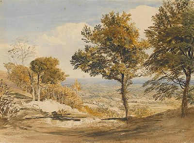 An extensive landscape, possibly The Weald of Kent