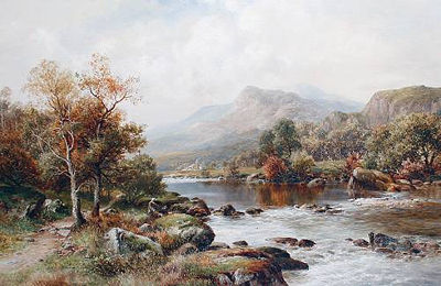 Fishing in a river valley by William Mander - Auction record, sale price, and art valuation. Compare with similar artists and explore comparable artworks.
