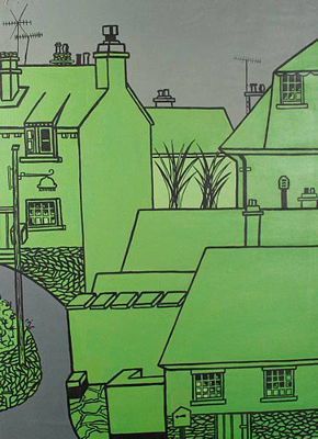 "Houses in Green" by Julian Dyson - Auction record, sale price, and art valuation. Compare with similar artists and explore comparable artworks.