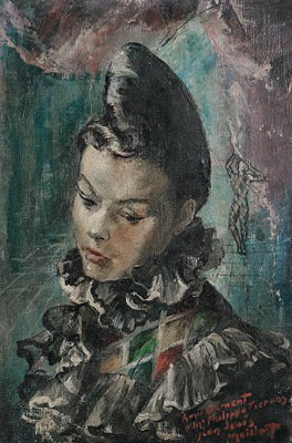 Portrait of a woman with pierrot by Jean Denis Maillart - Auction record, sale price, and art valuation. Compare with similar artists and explore comparable artworks.