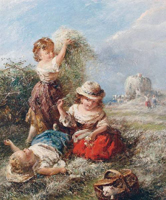 In the hay field