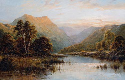 Sunset in the glen