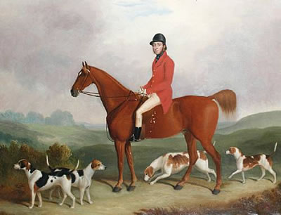 John Seppings Turner, 1855, Huntsman to the Norfolk Staghounds