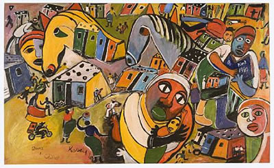 David and Goliath by Eli Kobeli - Auction record, sale price, and art valuation. Compare with similar artists and explore comparable artworks.