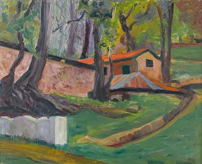 The log wall, Constantia