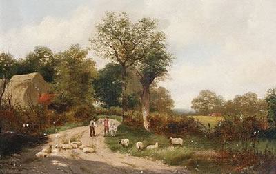 Going to market; Returning from market (pair) by Alfred H Vickers - Auction record, sale price, and art valuation. Compare with similar artists and explore comparable artworks.