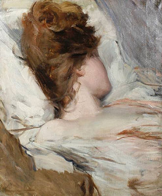 Lili asleep
