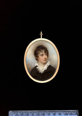 A Young Boy, wearing brown coat and frilled white collar, looking to his left by William Wood - Auction record, sale price, and art valuation. Compare with similar artists and explore comparable artworks.
