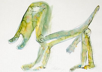 The green dog