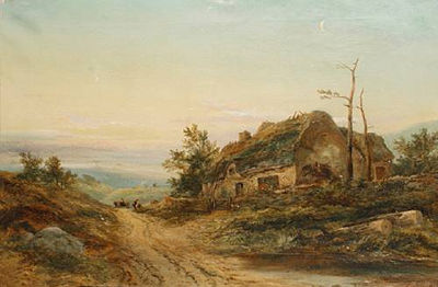 Figures on a rural road