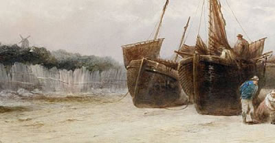 Low tide, a pair