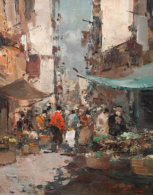 Market scene