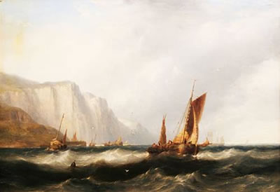 Shipping off Dover