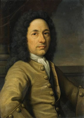 Portrait of a gentleman, half-length, in a buff coat, before a stone window; and Portrait of a gentleman, in a brown coat with a white lawn collar; a pair (2)
