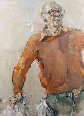Portrait of Robert Medley: Self-portrait