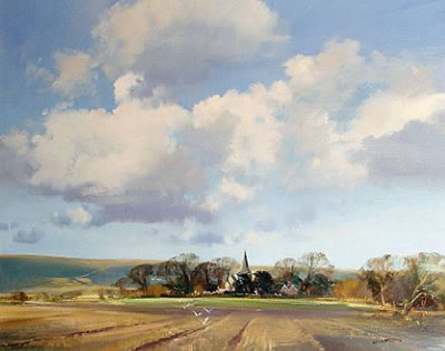 Berwick Church, Sussex by Frank Wootton - Auction record, sale price, and art valuation. Compare with similar artists and explore comparable artworks.