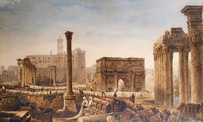 Washerwomen at the Roman Forum