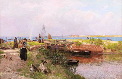 Sample artwork by Martin Snape (1852 - 1930), known for painting - View similar artists and auction records