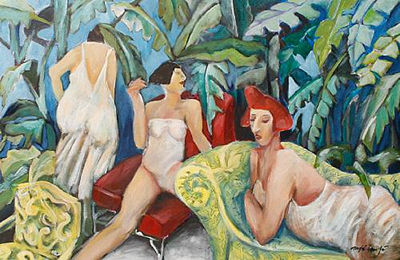 Female figures in repose