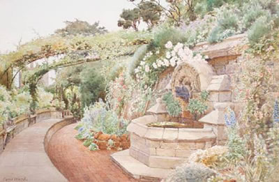 The Time of Roses, Fountain Terrace, Norman Tower Garden