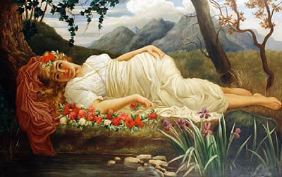 Portrait of a classical beauty on a bed of roses before a pond by Herbert Blande Sparks - Auction record, sale price, and art valuation. Compare with similar artists and explore comparable artworks.