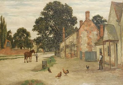 A village street by Richard William Halfnight - Auction record, sale price, and art valuation. Compare with similar artists and explore comparable artworks.