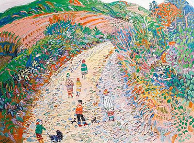 Pathway to the sea by Fred Yates - Auction record, sale price, and art valuation. Compare with similar artists and explore comparable artworks.