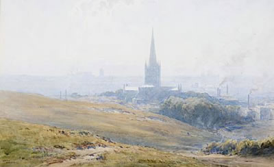 Durham Cathedral; and A view of the Tyne Valley, possibly from Jarrow a pair by Gerald Ackermann - Auction record, sale price, and art valuation. Compare with similar artists and explore comparable artworks.