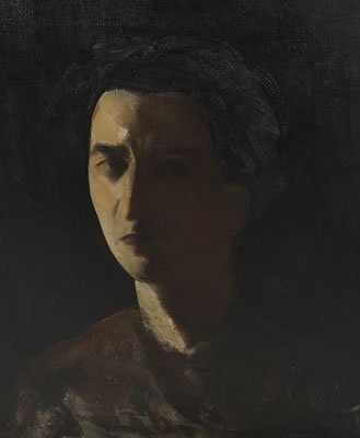 Portrait of Jacob Kramer: Self-portrait